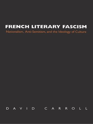 cover image of French Literary Fascism